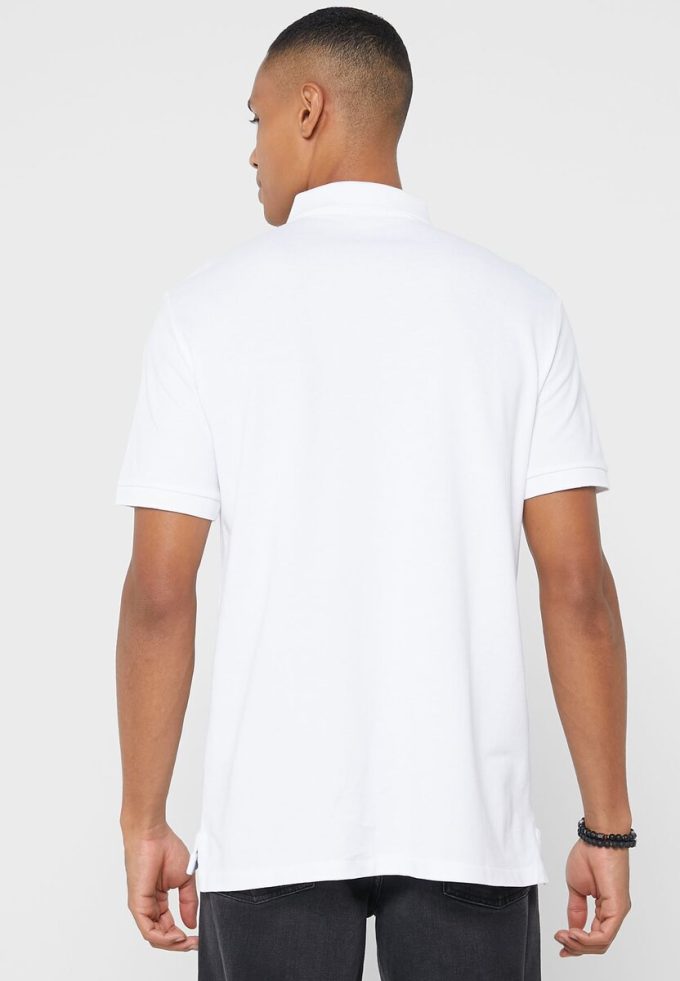 Polos blancs Ralph Lauren Essential pour hommes Polos blancs Ralph Lauren Essential pour hommes