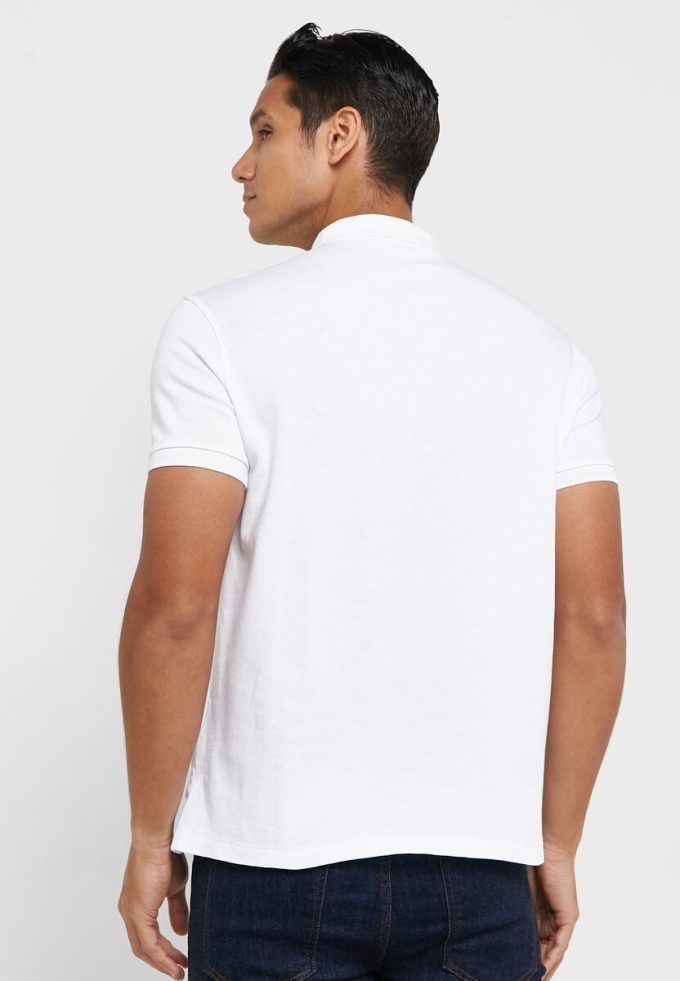 Polos blancs Ralph Lauren Essential pour hommes Polos blancs Ralph Lauren Essential pour hommes