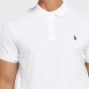 Polos blancs Ralph Lauren Essential pour hommes Polos blancs Ralph Lauren Essential pour hommes