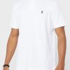 Polos blancs Ralph Lauren Essential pour hommes Polos blancs Ralph Lauren Essential pour hommes