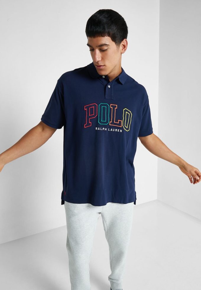 Polos bleu marine avec logo Ralph Lauren pour homme