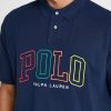 Polos bleu marine avec logo Ralph Lauren pour homme