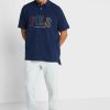 Polos bleu marine avec logo Ralph Lauren pour homme