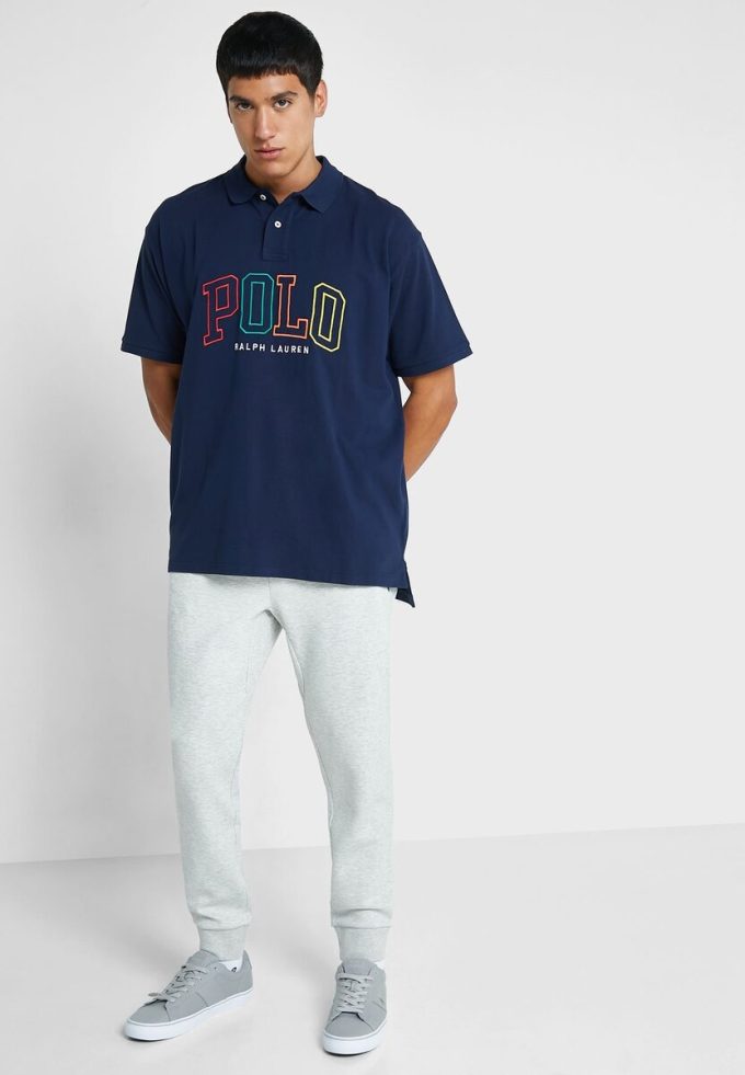 Polos bleu marine avec logo Ralph Lauren pour homme