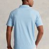 Polos bleus en coton et lin Ralph Lauren pour homme, coupe classique Polos bleus en coton et lin Ralph Lauren pour homme, coupe classique