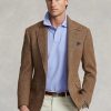 Polos bleus en maille ajustée Ralph Lauren pour homme