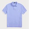 Polos bleus en maille ajustée Ralph Lauren pour homme