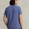 Polos bleus en maille ajustée Ralph Lauren pour homme