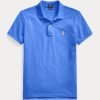 Polos bleus en maille coupe classique Ralph Lauren pour femme Polos bleus en maille coupe classique Ralph Lauren pour femme
