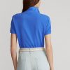 Polos bleus en maille coupe classique Ralph Lauren pour femme Polos bleus en maille coupe classique Ralph Lauren pour femme