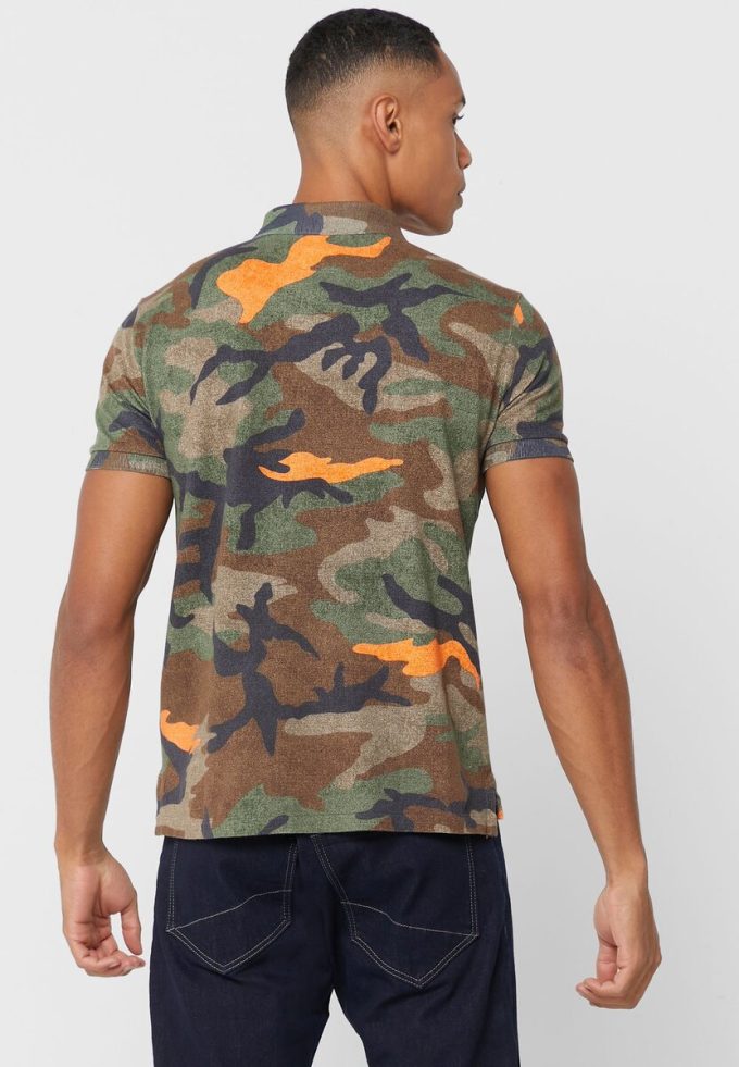 Polos camouflage multicolores Ralph Lauren pour hommes