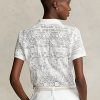 Polos crème à dentelle géométrique Ralph Lauren pour femme