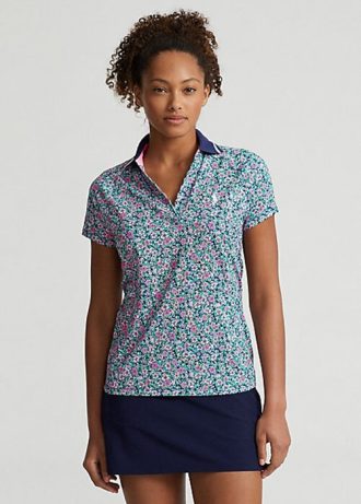 Polos en jersey ajustés Ralph Lauren pour femmes