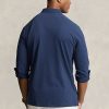Polos en jersey bleu marine Ralph Lauren pour homme