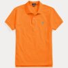 Polos en maille coupe classique orange Ralph Lauren pour femmes Polos en maille coupe classique orange Ralph Lauren pour femmes