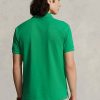Polos en maille emblématiques Ralph Lauren verts pour hommes Polos en maille emblématiques Ralph Lauren verts pour hommes