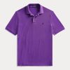 Polos en maille emblématiques Ralph Lauren violets pour hommes
