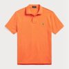 Polos en maille slim fit orange Ralph Lauren pour homme Polos en maille slim fit orange Ralph Lauren pour homme