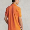 Polos en maille slim fit orange Ralph Lauren pour homme Polos en maille slim fit orange Ralph Lauren pour homme