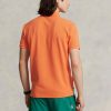Polos en maille slim fit orange Ralph Lauren pour homme Polos en maille slim fit orange Ralph Lauren pour homme