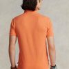 Polos en maille slim fit orange Ralph Lauren pour homme Polos en maille slim fit orange Ralph Lauren pour homme