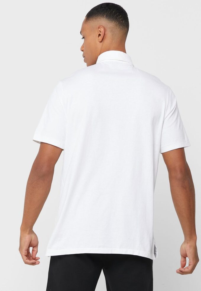 Polos graphiques blancs Ralph Lauren pour hommes Polos graphiques blancs Ralph Lauren pour hommes