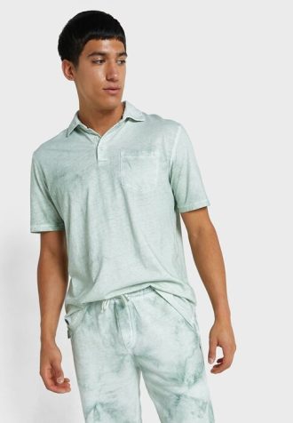 Polos imprimés verts Ralph Lauren pour hommes