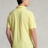 Polos jaunes en coton et lin Ralph Lauren pour homme, coupe classique Polos jaunes en coton et lin Ralph Lauren pour homme, coupe classique