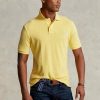 Polos jaunes en maille ajustée Ralph Lauren pour homme Polos jaunes en maille ajustée Ralph Lauren pour homme