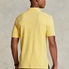Polos jaunes en maille ajustée Ralph Lauren pour homme Polos jaunes en maille ajustée Ralph Lauren pour homme