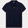 Polos noirs en cachemire slim fit Ralph Lauren pour femmes