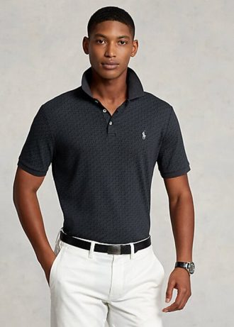 Polos noirs en coton doux coupe classique Ralph Lauren pour homme