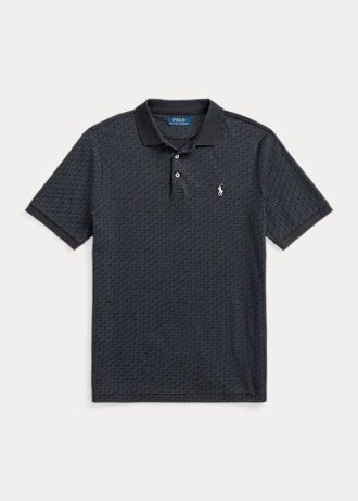 Polos noirs en coton doux coupe classique Ralph Lauren pour homme
