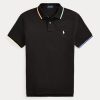 Polos noirs en maille coupe classique Ralph Lauren pour homme