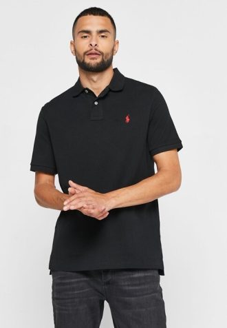 Polos noirs essentiels Ralph Lauren pour hommes
