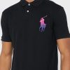 Polos noirs essentiels Ralph Lauren pour hommes