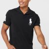 Polos noirs à logo Ralph Lauren pour hommes Polos noirs à logo Ralph Lauren pour hommes
