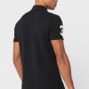 Polos noirs à logo Ralph Lauren pour hommes Polos noirs à logo Ralph Lauren pour hommes