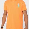 Polos orange Ralph Lauren Essential pour hommes Polos orange Ralph Lauren Essential pour hommes
