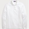 Polos piqués blancs Ralph Lauren Slim Fit pour homme Polos piqués blancs Ralph Lauren Slim Fit pour homme