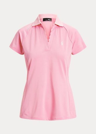 Polos piqués coupe ajustée Ralph Lauren roses pour femmes