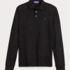 Polos piqués noirs Ralph Lauren Slim Fit pour homme Polos piqués noirs Ralph Lauren Slim Fit pour homme