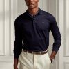 Polos piqués slim fit bleu marine Ralph Lauren pour homme Polos piqués slim fit bleu marine Ralph Lauren pour homme