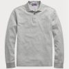 Polos piqués slim fit Ralph Lauren gris pour homme Polos piqués slim fit Ralph Lauren gris pour homme