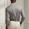 Polos piqués slim fit Ralph Lauren gris pour homme Polos piqués slim fit Ralph Lauren gris pour homme