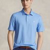 Polos Ralph Lauren bleus coupe classique pour homme