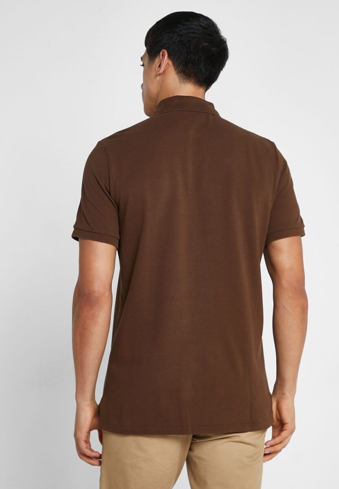 Polos Ralph Lauren Classic Fit Essential marron pour homme Polos Ralph Lauren Classic Fit Essential marron pour homme