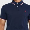 Polos Ralph Lauren Essential bleu marine pour homme Polos Ralph Lauren Essential bleu marine pour homme