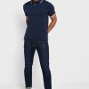 Polos Ralph Lauren Essential bleu marine pour homme Polos Ralph Lauren Essential bleu marine pour homme