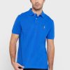 Polos Ralph Lauren Essential bleus pour hommes